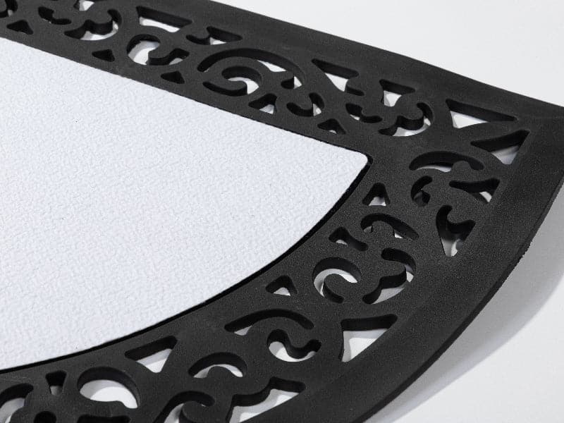 Pearl Coating⢠Sublimation Half Round Rubber Felt Door Mat - Joto Imaging Supplies US